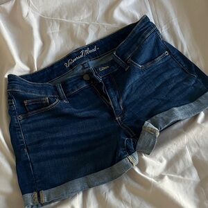 Universal Thread Women's Jean Shorts - Dark Blue